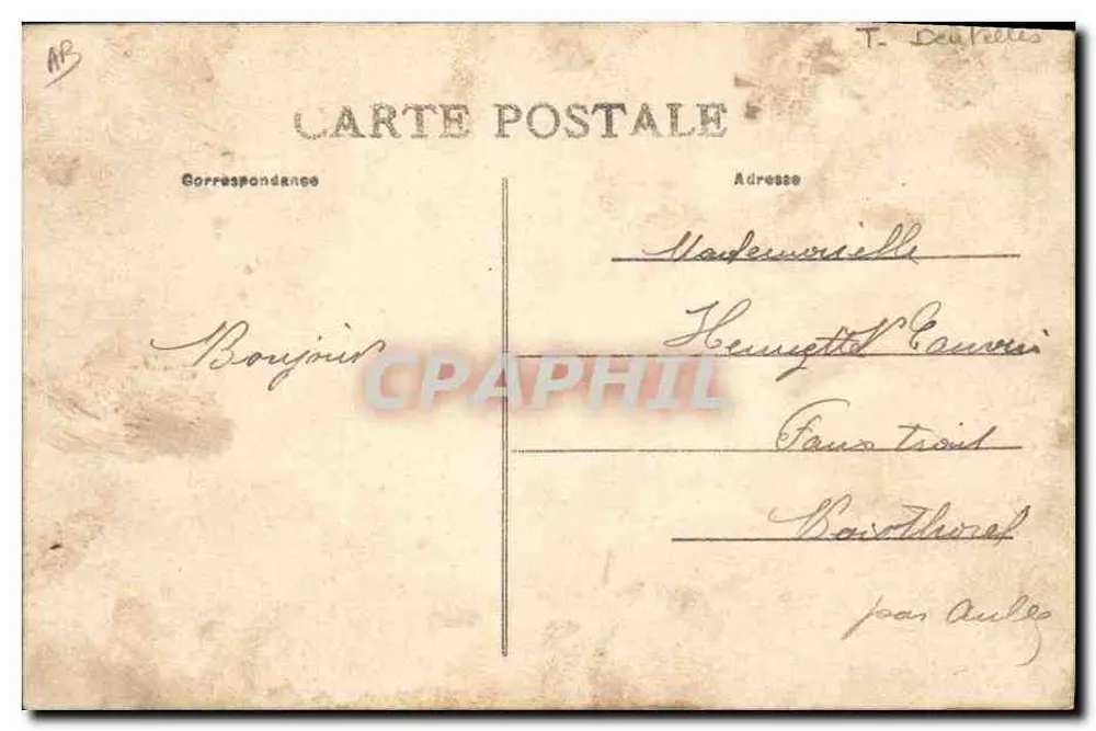 Alençon Plaff d'Autre — vista panorâmica — editor S. Blaive - Verso