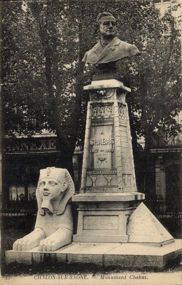 Chalon-sur-Saône — Monumento Chabas — editor Anexo, n°43 - Frente