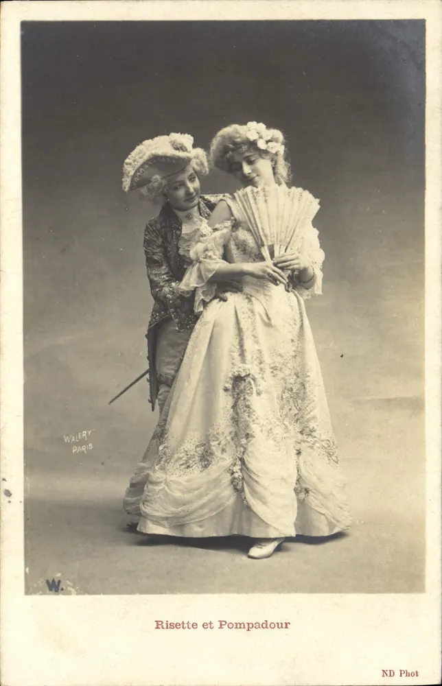 Risette und Pompadour — Theater-Szene — ND Phot, Paris - Vorderseite