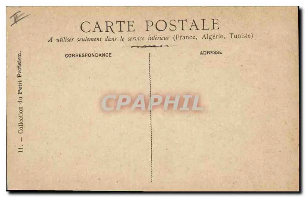 O Leque Espanhol — Coleção do Petit Parisien n°11 — editor Petit Parisien - Verso