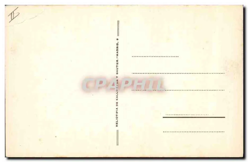 Saída das cuadrillas — arênes de Sevilha — Héliotypie de Kallitén & Gautier, Madrid - Verso