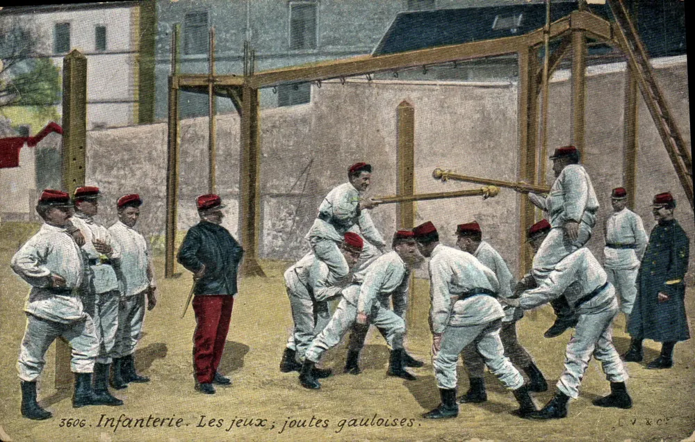 Infanterie. Die Spiele; gallische Turniere — LV & Cie, Nr. 3606 - Vorderseite