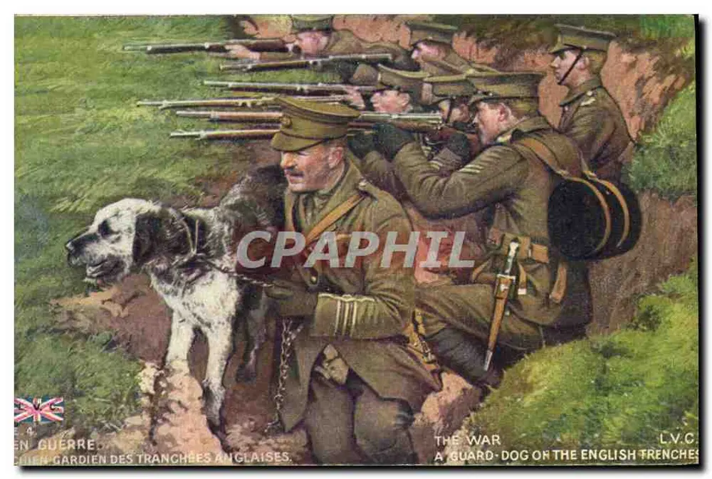 Wachhund der englischen Schützengräben — L.V.C. — Thiéry & Sigrand, Toulon - Vorderseite