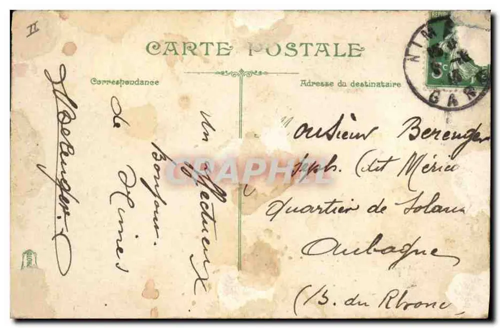 Artillerie. Für den ersten Schuss, Feuer! — L.V. & Cie, n° 3719 - Rückseite