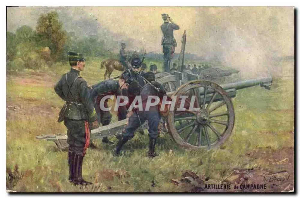 Kampfartillerie — N. Brosyil — Edition Tuck - Vorderseite