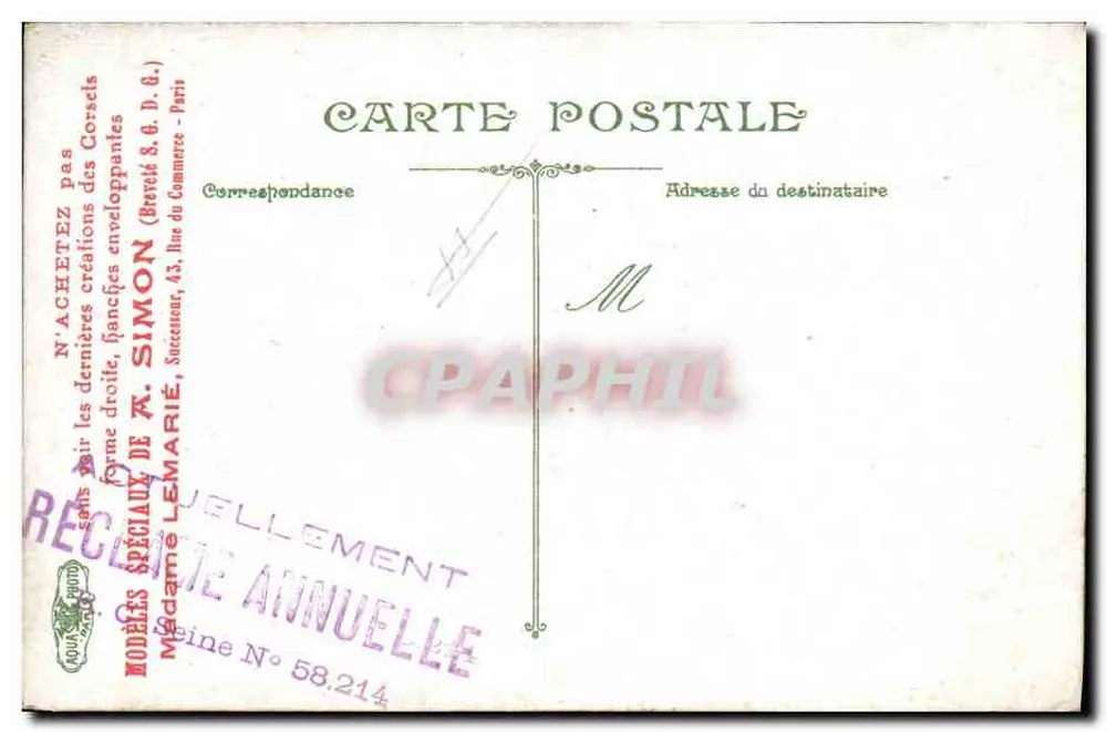 Schule der Trommler — Infanterie — L.V. & Cie, Nr. 5580 - Rückseite