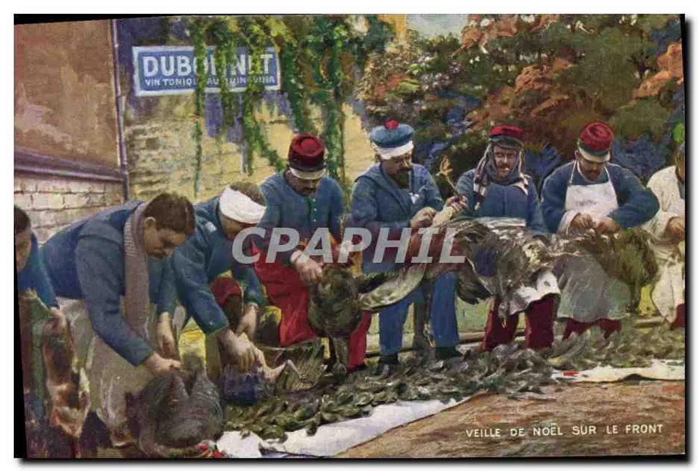 Véspera de Natal no front — Dubonnet Vin Tonique au Quinquina - Frente
