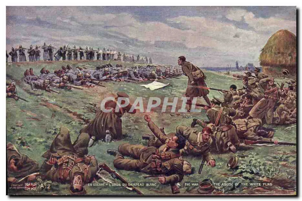 Em guerra - O abuso da bandeira branca — The War - The Abuse of the White Flag — edição A-2 - Frente