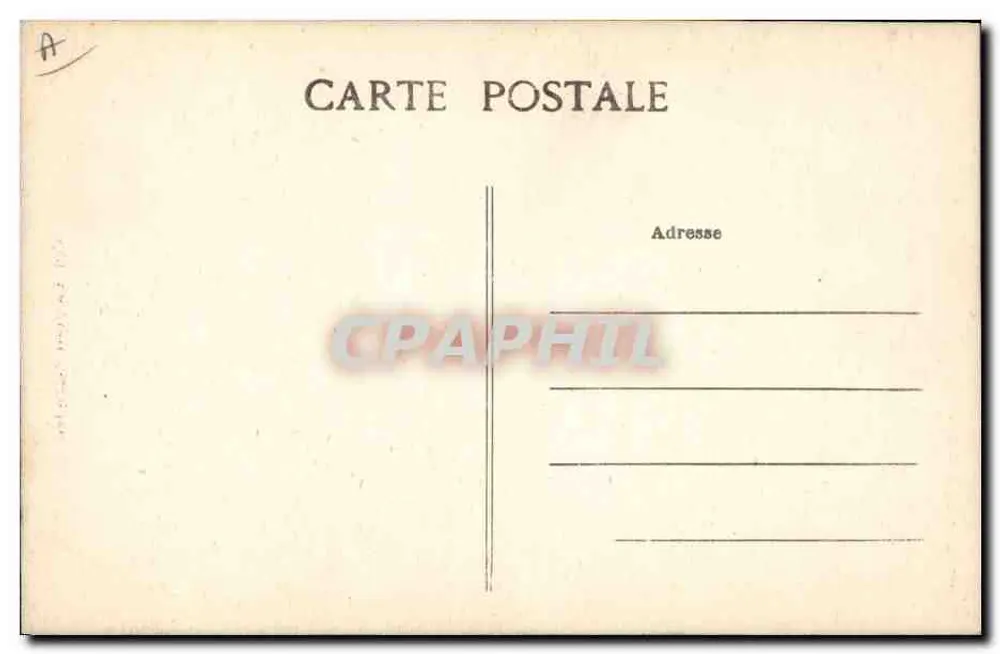 Um pequeno Bigouden — Coleção Villard, Quimper — n° 1501 - Verso