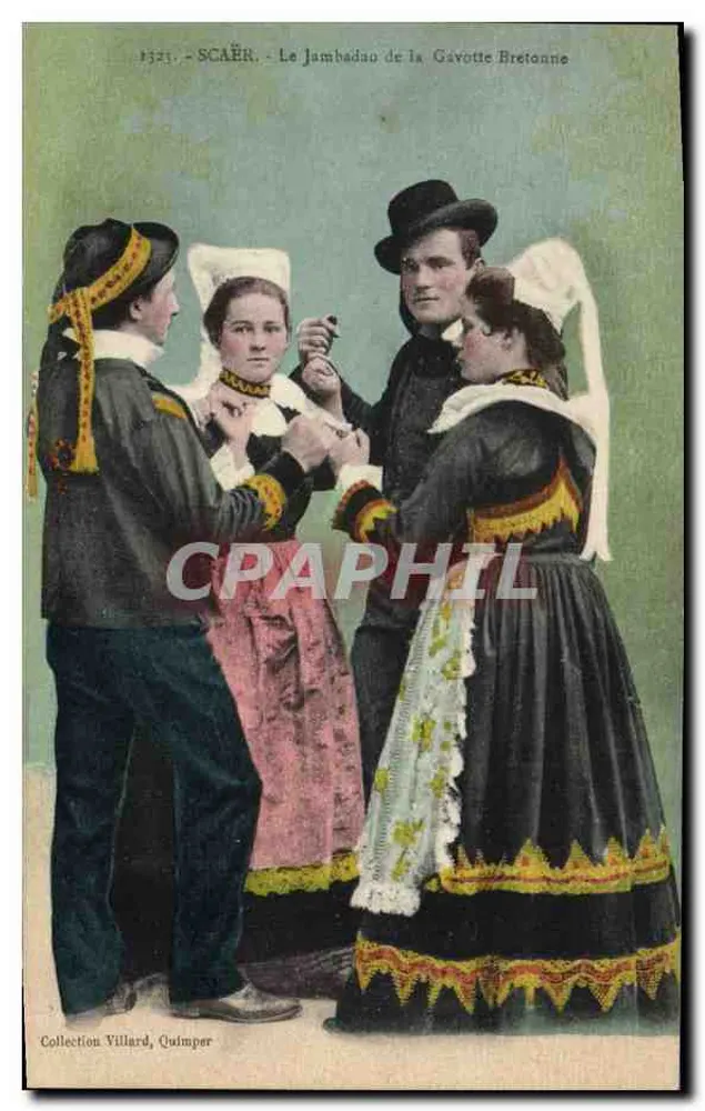 Der Jambadao der Bretonischen Gavotte — Scaër — Sammlung Villard, Quimper - Vorderseite