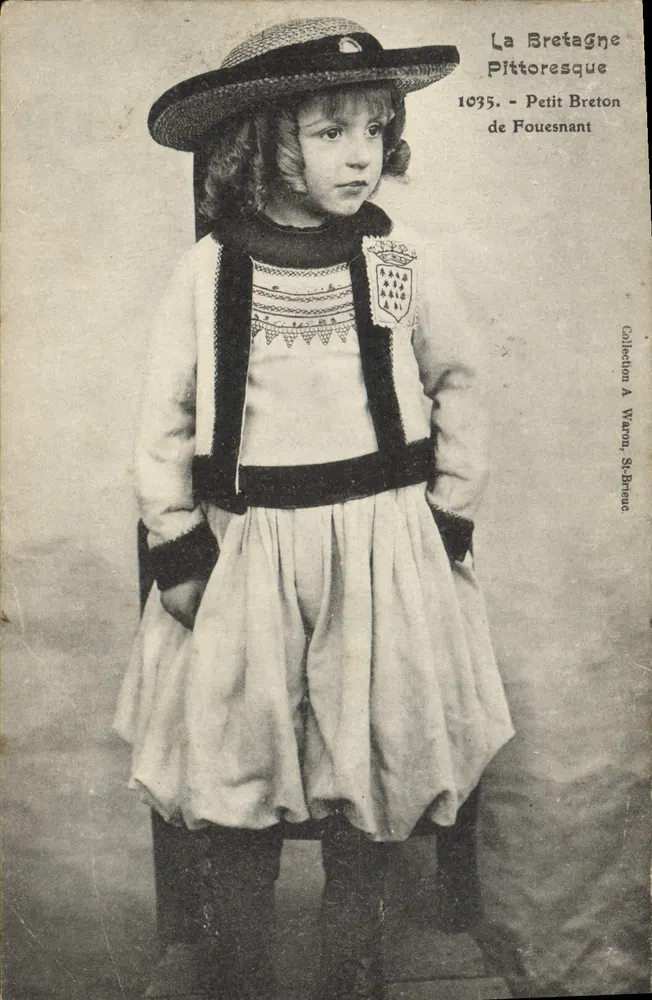 Petit Breton de Fouesnant — Die malerische Bretagne — Sammlung A. Warron, St-Brieuc - Vorderseite