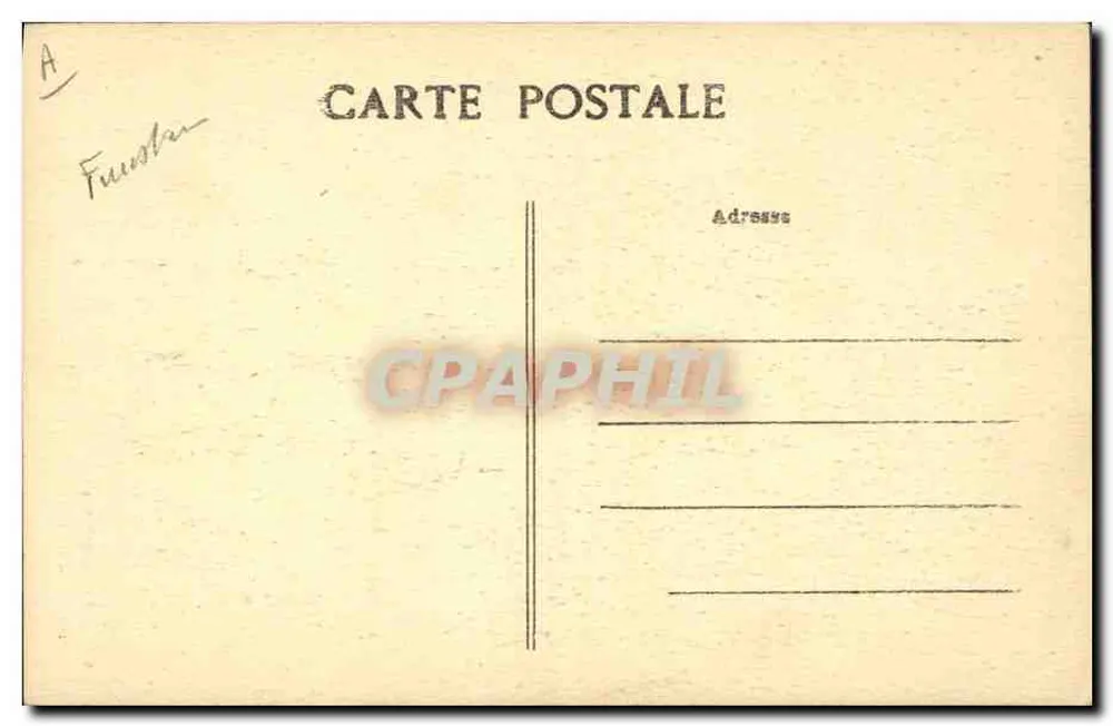De Eiland Tudy — Molluskenvanger — Collectie Villard, Quimper - Achterkant