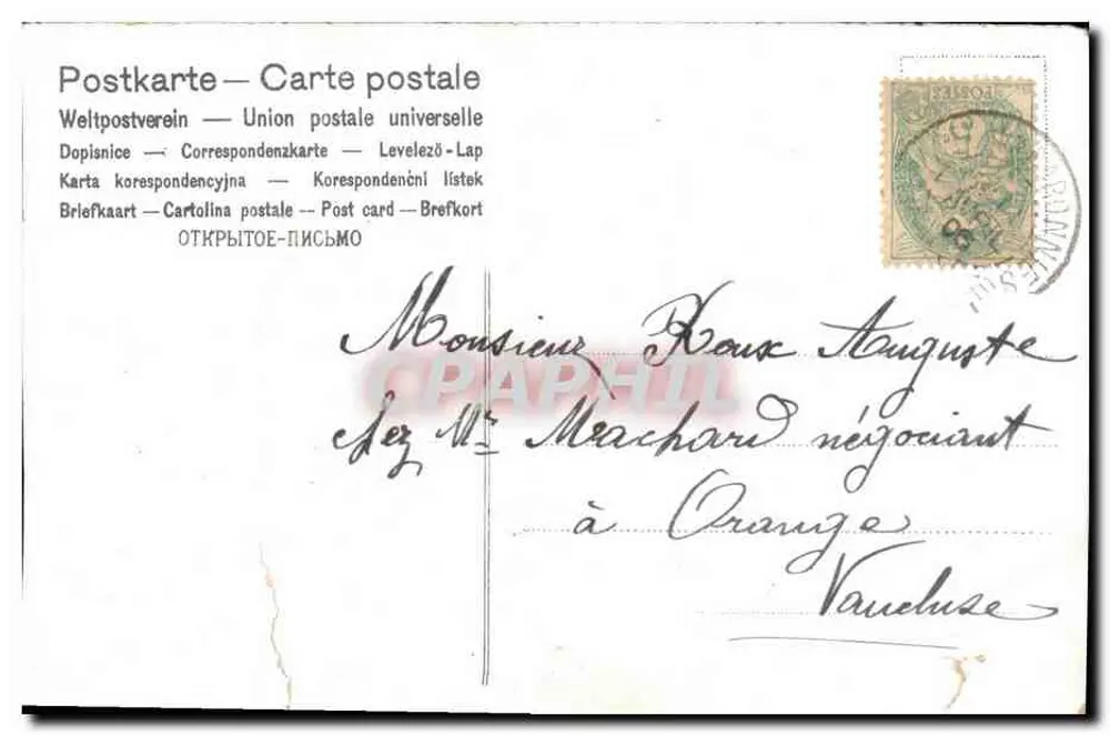 Arranjo de flores de primavera — detalhes florais e laço — editor desconhecido, série 921926 - Verso