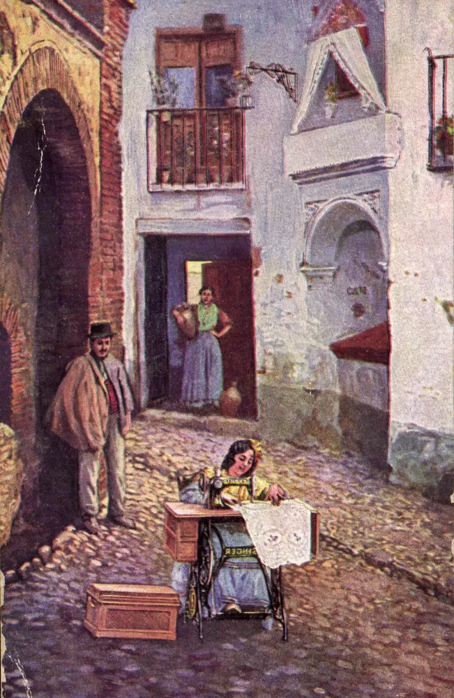 Granada — Architektur und Alltag — Singer Nähmaschinen - Vorderseite