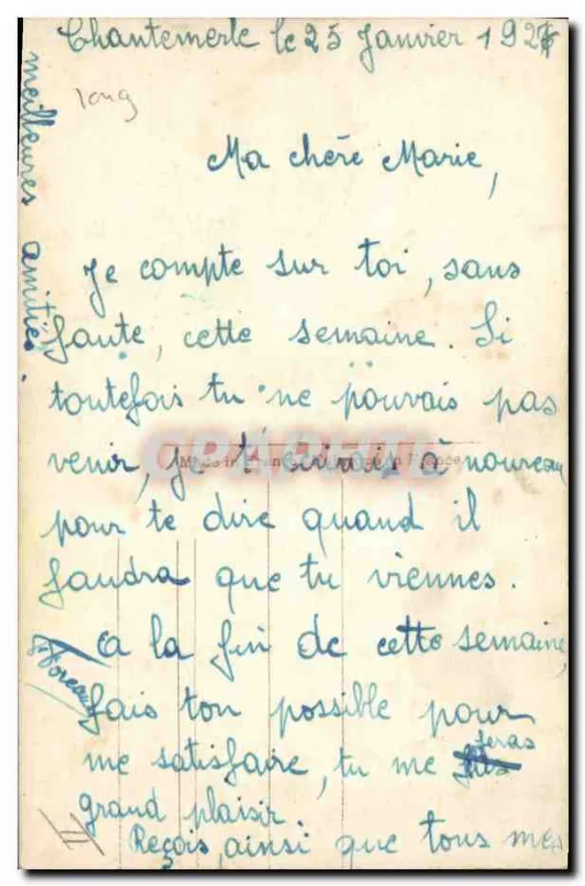 El Lenguaje de las Flores — El Clavel. Amor apasionado. — DÉDÉ PARIS 937 - Reverso