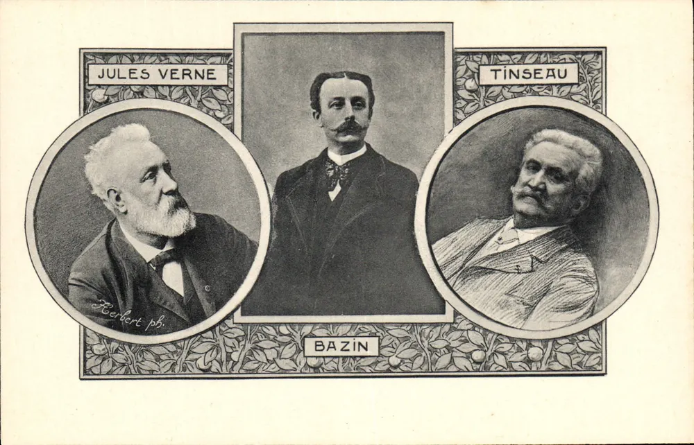 Jules Verne, Bazin, Tinseau — Les Annales Politiques et Littéraires - Frente