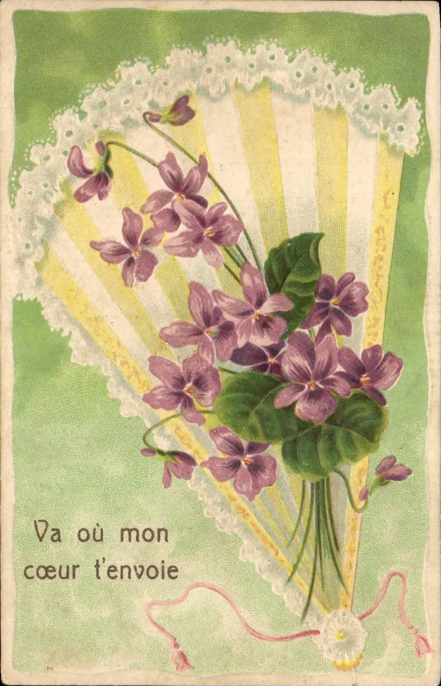 Violetas — Va onde meu coração te envia — editor não visível - Frente