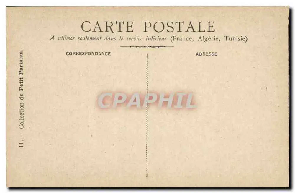 Der spanische Fächer — Verlag Petit Parisien, Nr. 11 - Rückseite