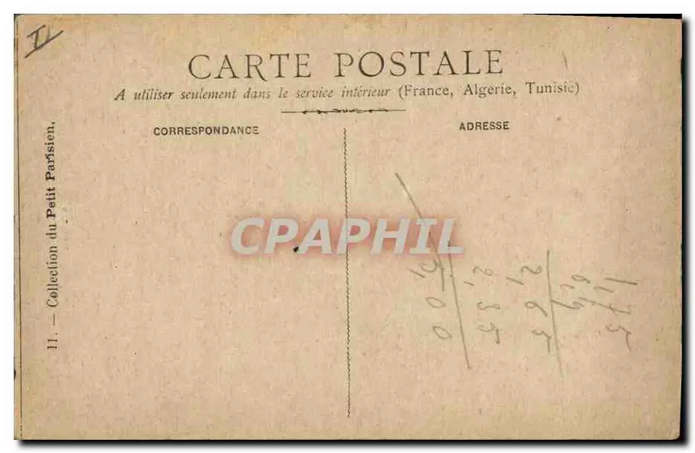 O Leque Espanhol — Editor Pishot, n°11 — Coleção do Petit Parisien - Verso