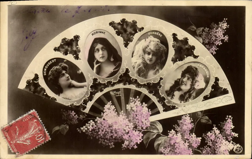 Drei Sängerinnen — Demougeot, Robinne, Dorgère, Lafargue — Verlag Rallier du Tertre, Paris - Vorderseite