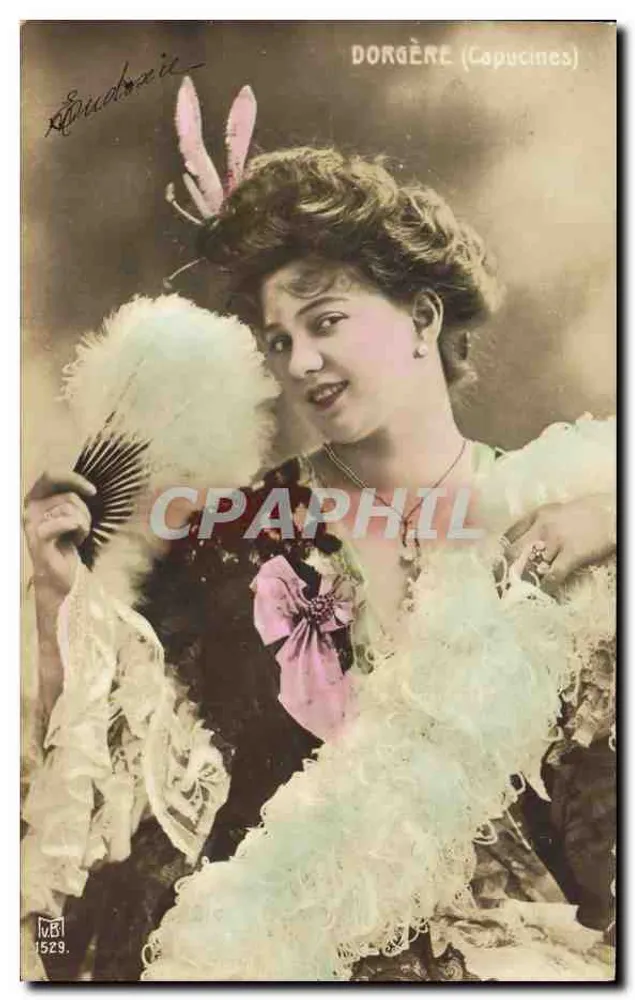 Sedutora em traje de palco — Dorgère (Capucines) — Dorgère (Capucines) - Frente