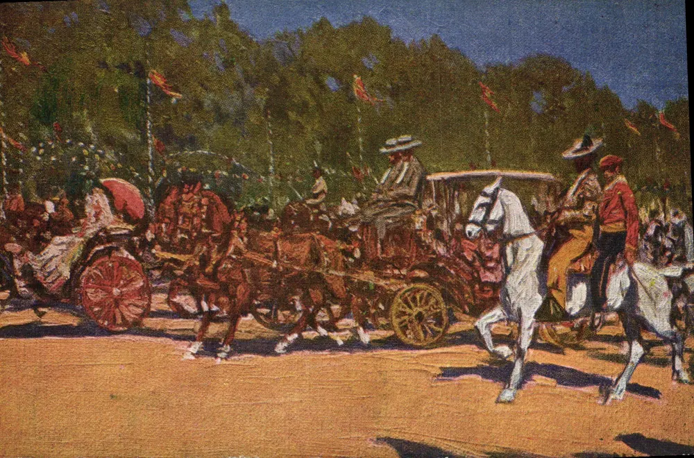 Cavalcada festiva — Editor N. Coll Salleti, n° 805 - Frente