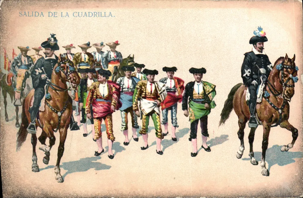 Abgang der Cuadrilla — Stierkampf-Show - Vorderseite