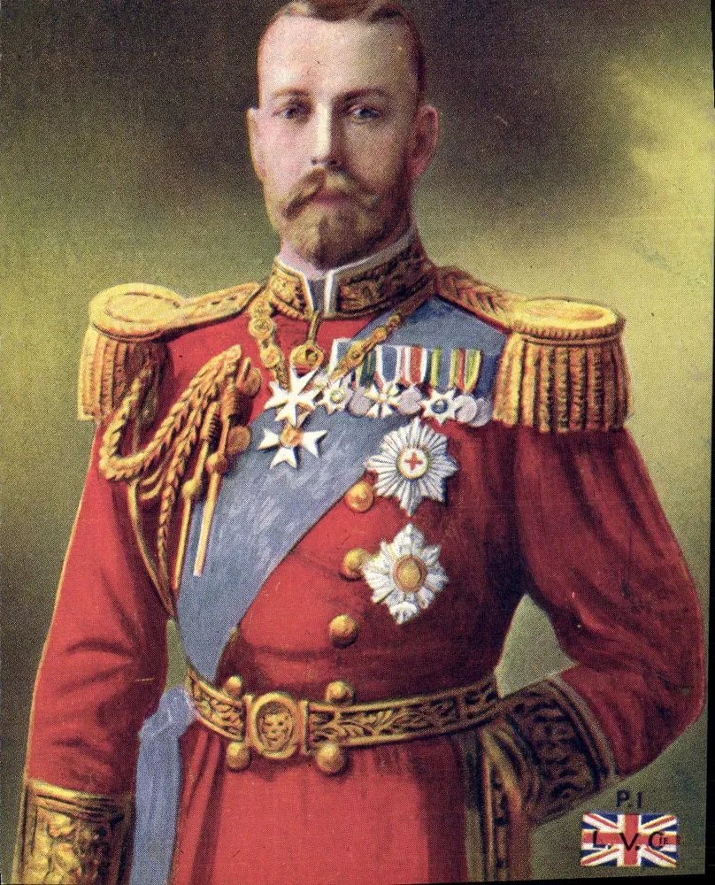 Edouard VII — rei da Inglaterra — editor L.V.C. n° P.1 - Frente