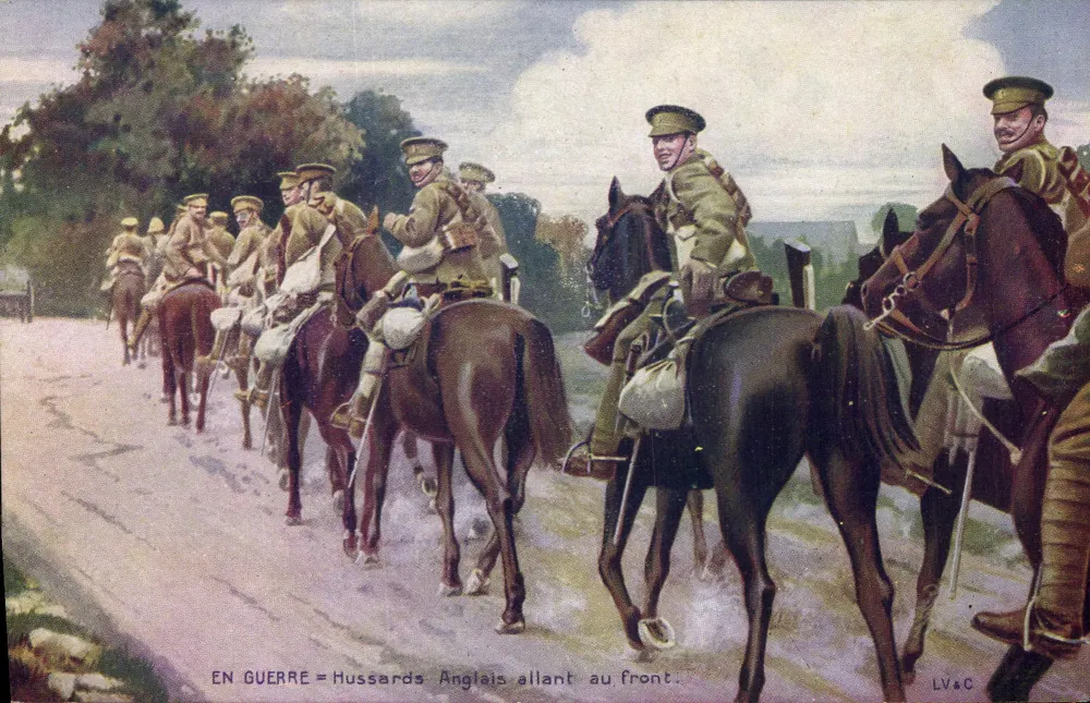 Hussardos Ingleses Indo para o Fronte — LV&C — Série C N°3 - Frente