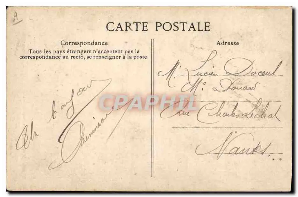 Os Casados — Uma Raça de 1.500 pessoas no país de Corrèze — Editor ELD, n° 533 - Verso