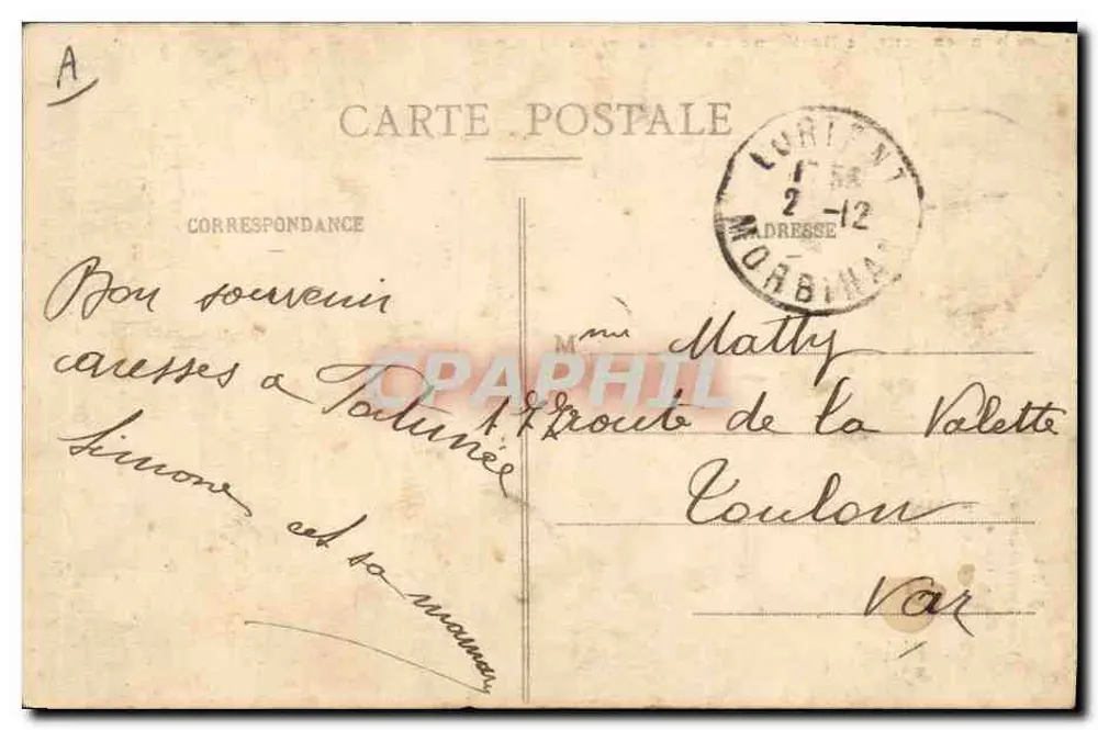 Le commères del Villaggio Pays de Léon — n° 5156 — editore non visibile - Verso