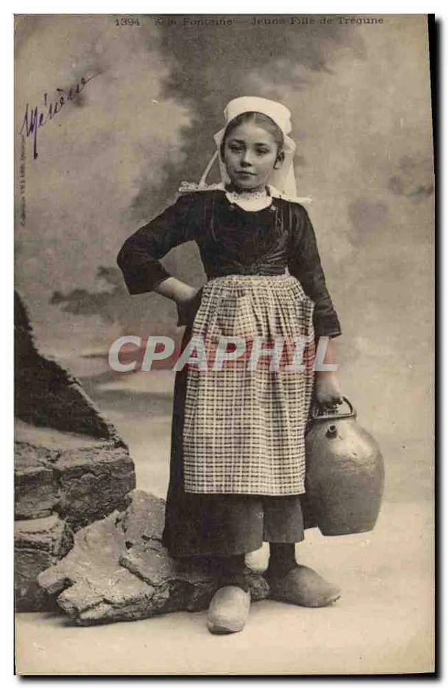Junge Frau aus Trégune — 1894 — Méliéano - Vorderseite