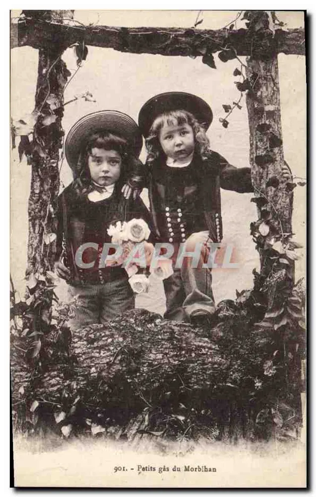 Pequenos gâs do Morbihan — série 901 — editor Laurent-Nei, Rennes - Frente