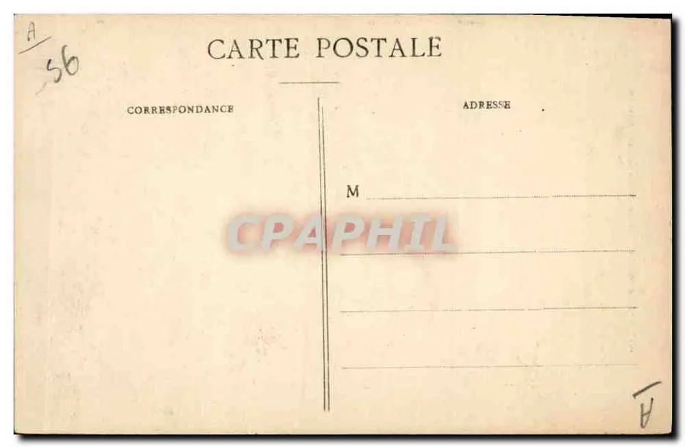 Quiberonnaise — Studie zu den Kopfbedeckungen der Bretagne — Sammlung Villard, Quimper - Rückseite