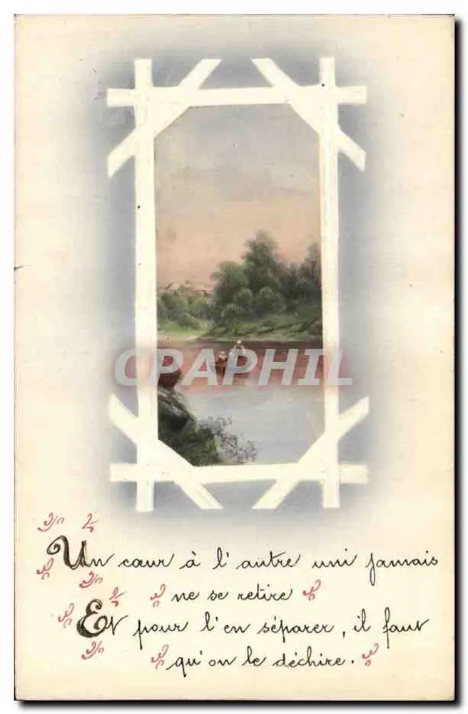 Paisagem dentro de um quadro — texto poético — editor desconhecido, n° de série 60 - Frente