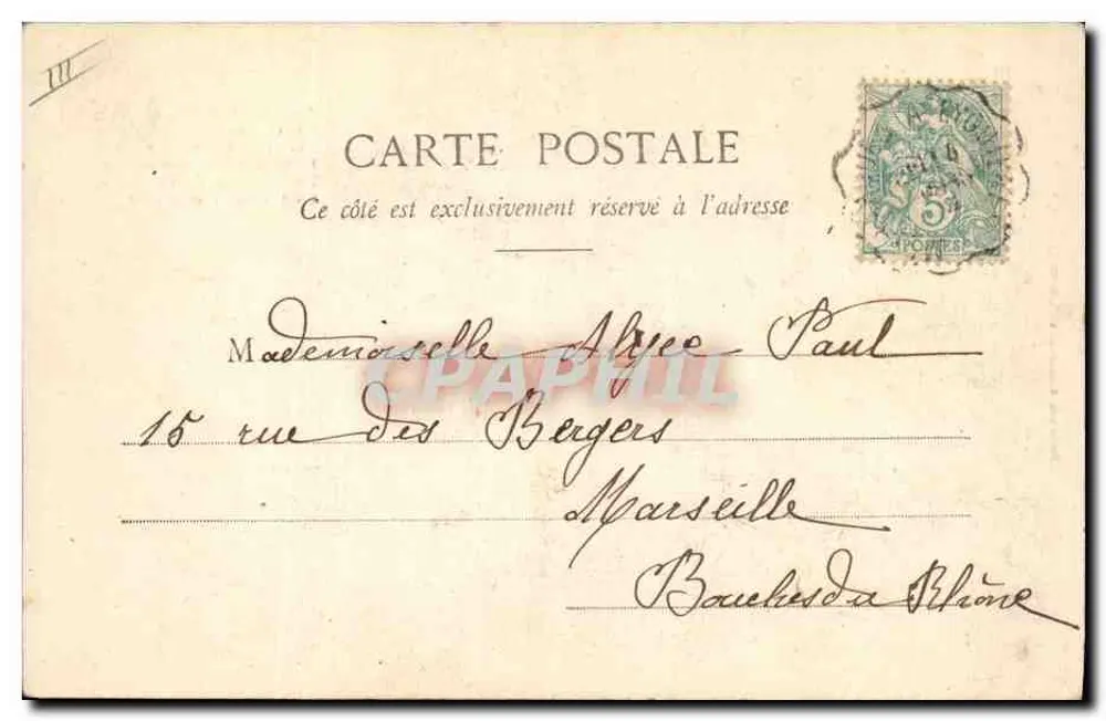 Mimi Pinson — Frau am Werk — Phototypie A. Brasseur & Cie, Nancy - Rückseite