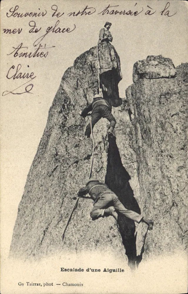 Escalada de uma Aiguilha — Chamonix — Gs Tairraz fot - Frente