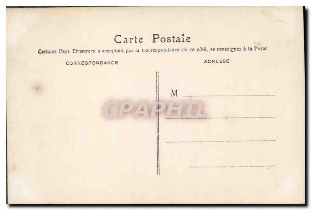 Die Geburtsmonate — M.F. Paris — n° 889 - Rückseite