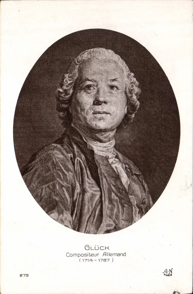 Glück — Compositor Alemão (1714-1787) — A.N. Paris, n°279 - Frente