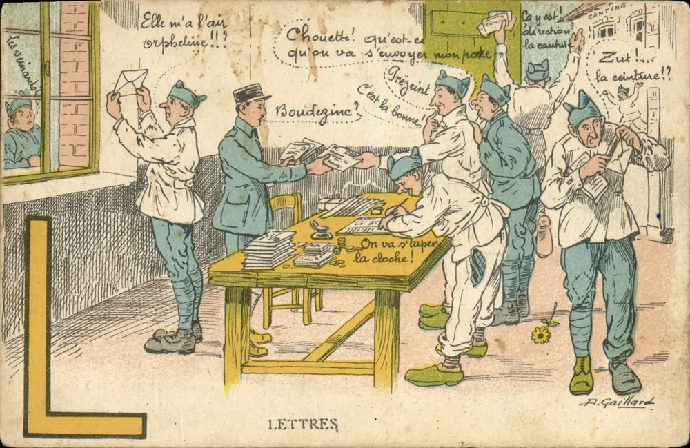 Kantine — Briefe — A. Gaillard - Vorderseite