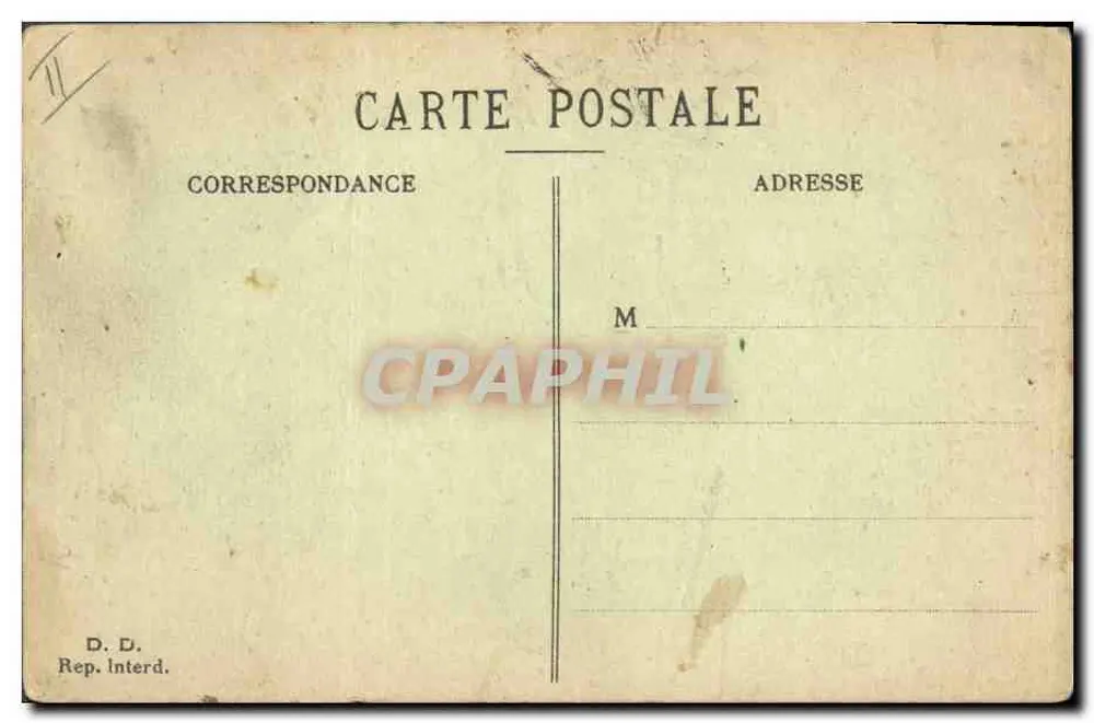 Kantine — Briefe — A. Gaillard - Rückseite