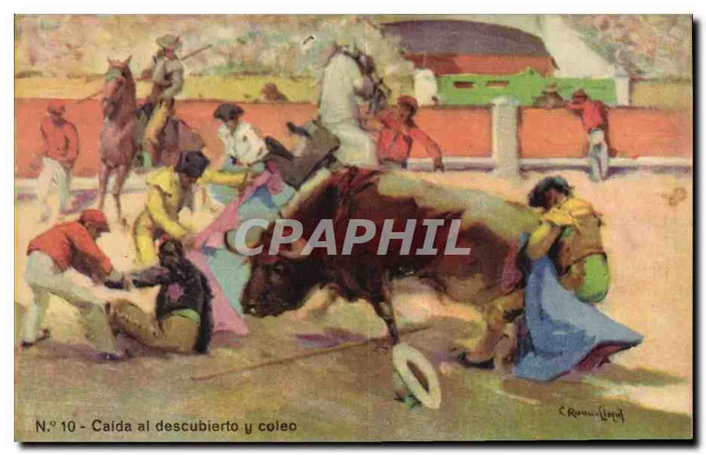 Calda al descubierto y coleo — Nr. 10 — C. Rorau-Lloup - Vorderseite