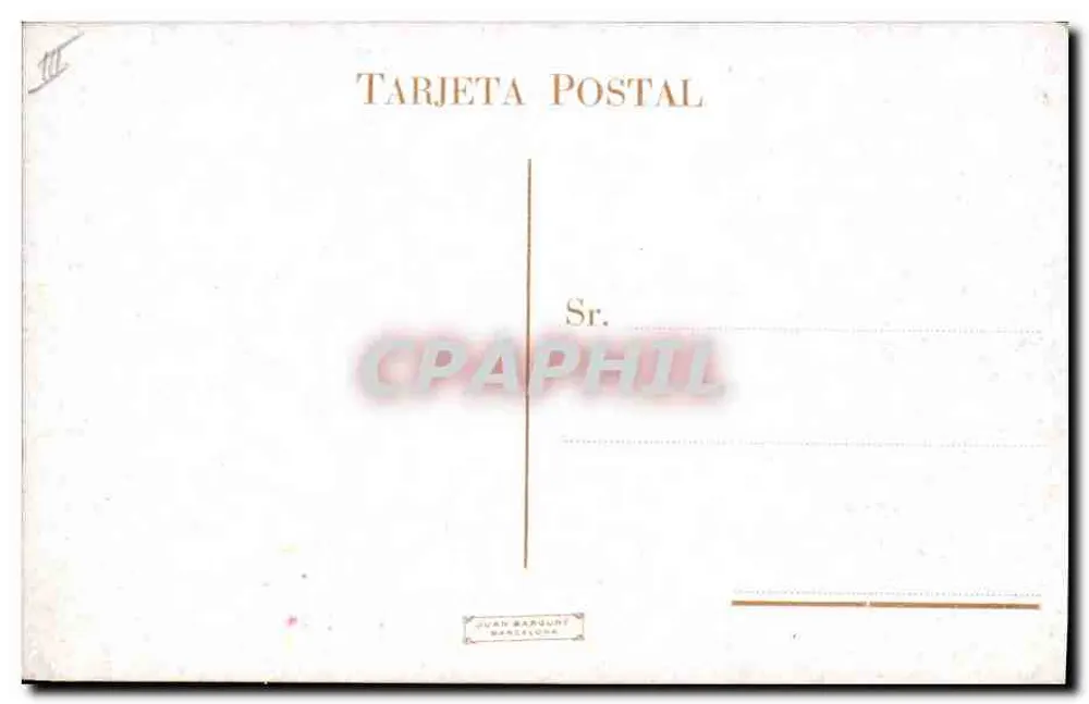 Pase de la Firma Granero — Gemälde von Cristóbal Llopis — Verlag Juan Barquint, Barcelona - Rückseite
