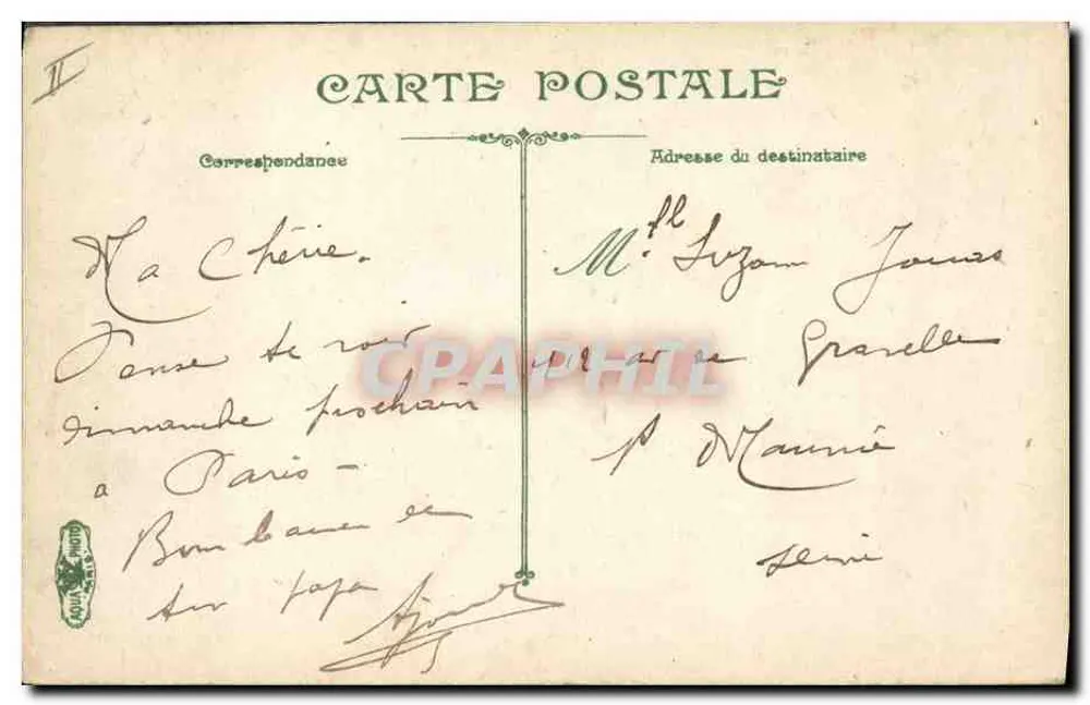 Infanterie — Innenraum der Polizeistation — L.V.&Ct, Nr. 3598 - Rückseite
