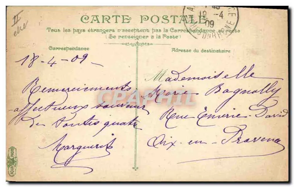 Infanterie — Différentes positions du tireur — L.V. & Cie, n° 3600 - Rückseite