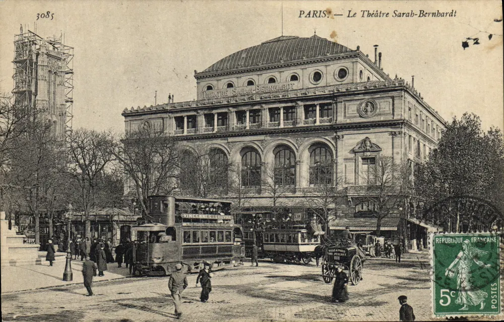 Parijs — Het Theater Sarah-Bernhardt — onbekende uitgever, nr. 3085 - Voorkant