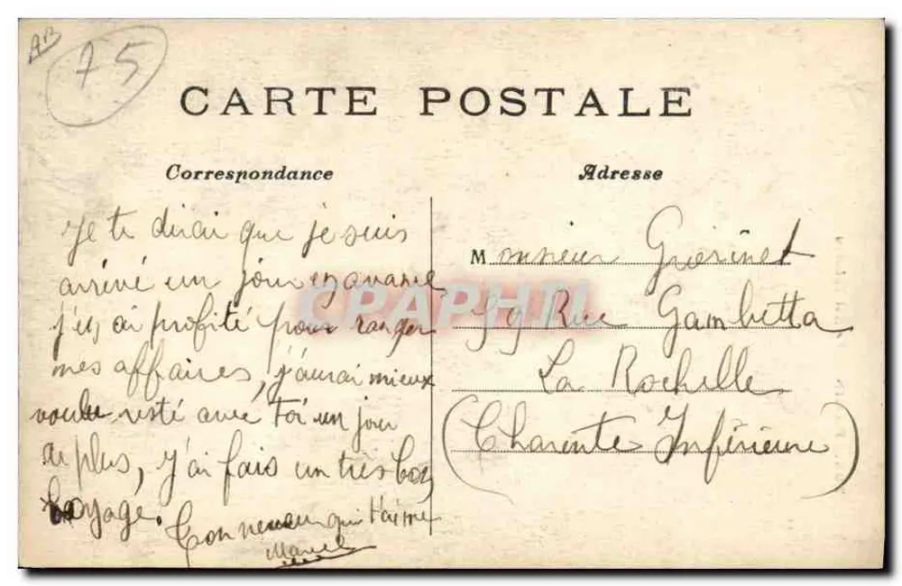 Paris — O Bal Tabarin — Editor anônimo, n° 703 - Verso