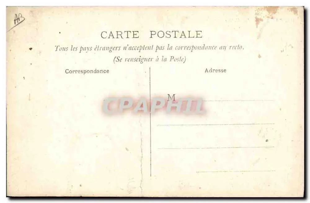 Paris — O Bal Bullier — S.I.P. n°180 - Verso