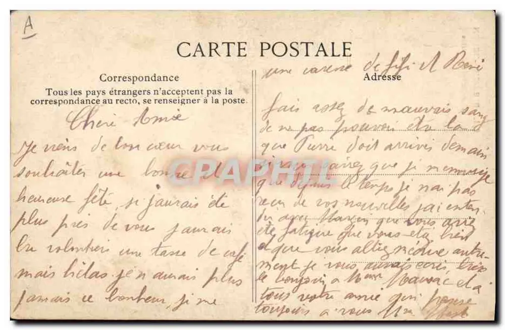Bretone Kleidung — Riec-sur-Belon, Brautkleid — Verlag E.P.D. Nr. 398 - Rückseite