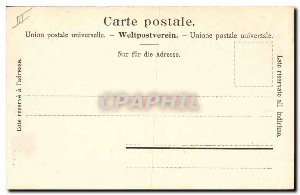 O Cume do Breithorn — Graphe das Alpes — Edição Photoglob Co. Zürich, n° 304 - Verso